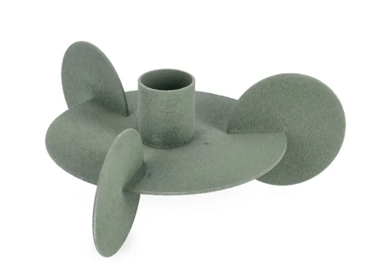 Portacandele>Bizzotto P.CANDELA RIDHI 1P VERDE D12,5