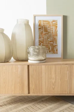 Portacandele>Bizzotto P.CANDELA SAMPUR VT BEIGE C-BASE H19