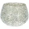 Vasi E Portacandele Natalizi>Bizzotto P.CANDELA VT BRILLANT ARGENTO D16,5X12H