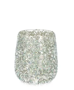 Vasi E Portacandele Natalizi>Bizzotto P.CANDELA VT BRILLANT ARGENTO D10X12H