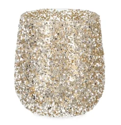 Vasi E Portacandele Natalizi>Bizzotto P.CANDELA VT BRILLANT ORO D15X17H