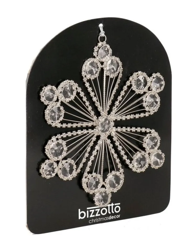 Pendagli>Bizzotto PENDAGLIO BEAD FIOCCO NEVE 6P ARG 15X15