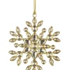 Pendagli>Bizzotto PENDAGLIO JEXON FIOCCO NEVE 6P ORO 11X11