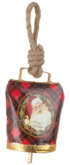 Pendagli>Bizzotto PENDAGLIO WENDI CAMPANA TARTAN BABBO VIN