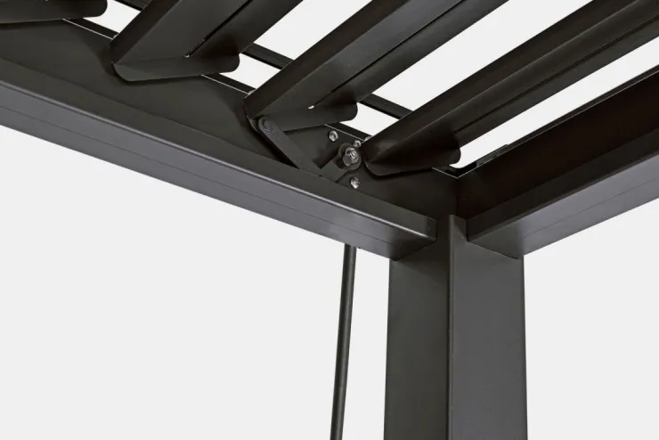Pergole E Gazebo>Bizzotto PERGOLA OCEAN 3X4 ANTRACITE