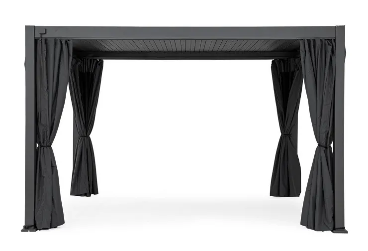 Pergole E Gazebo>Bizzotto PERGOLA OCEAN 3X4 ANTRACITE