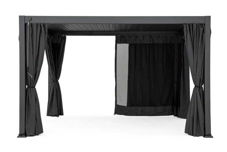 Pergole E Gazebo>Bizzotto PERGOLA OCEAN 3X4 ANTRACITE