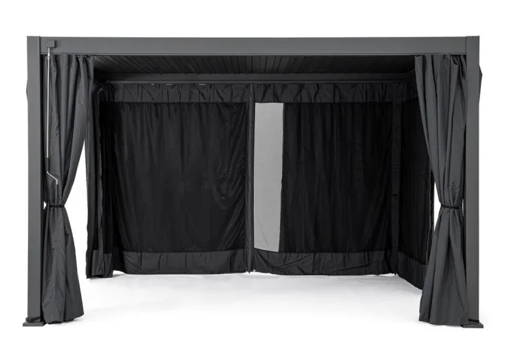 Pergole E Gazebo>Bizzotto PERGOLA OCEAN 3X4 ANTRACITE