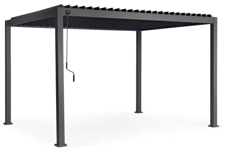 Pergole E Gazebo>Bizzotto PERGOLA OCEAN 3X4 ANTRACITE
