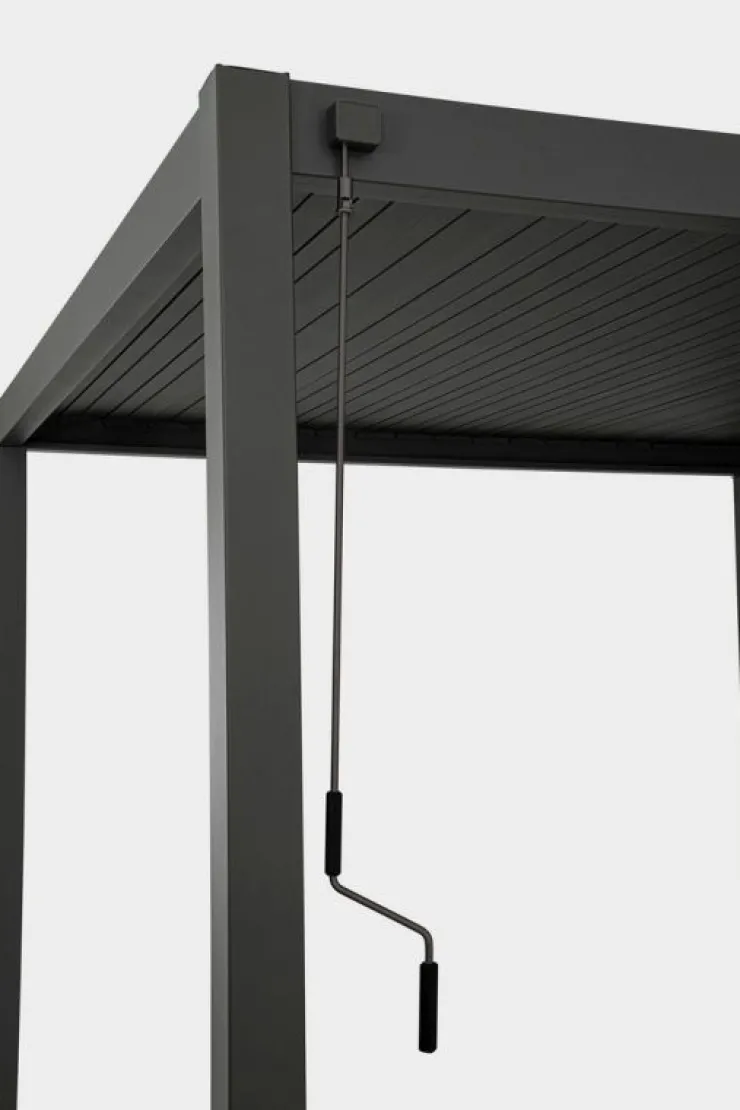 Pergole E Gazebo>Bizzotto PERGOLA OCEAN 3X4 ANTRACITE