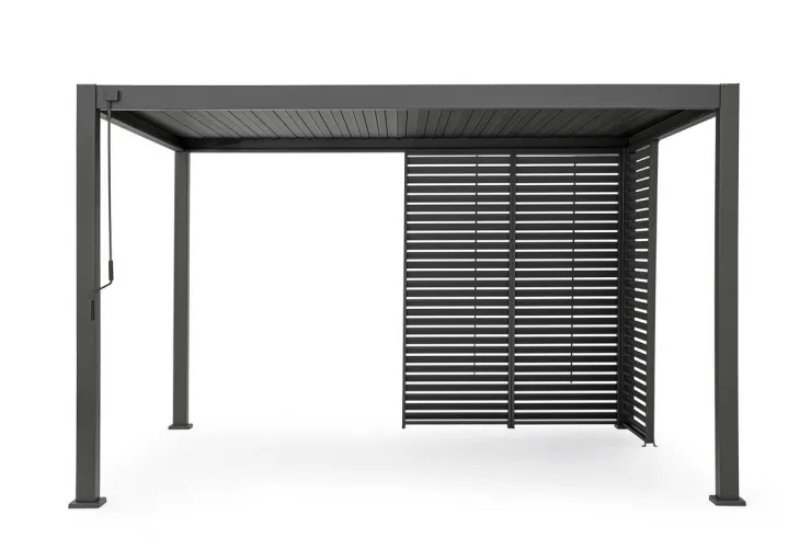 Pergole E Gazebo>Bizzotto PERGOLA OCEAN 3X4 ANTRACITE