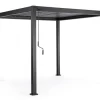 Pergole E Gazebo>Bizzotto PERGOLA OCEAN 3X3 ANTRACITE