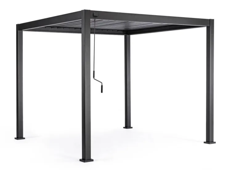 Pergole E Gazebo>Bizzotto PERGOLA OCEAN 3X3 ANTRACITE