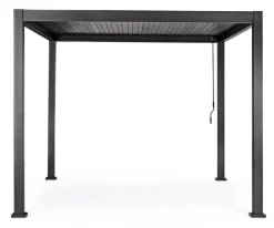 Pergole E Gazebo>Bizzotto PERGOLA OCEAN 3X3 ANTRACITE