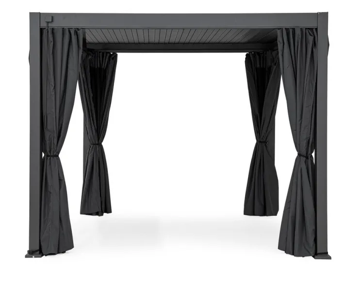 Pergole E Gazebo>Bizzotto PERGOLA OCEAN 3X3 ANTRACITE