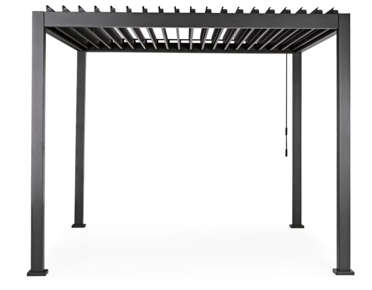 Pergole E Gazebo>Bizzotto PERGOLA OCEAN 3X3 ANTRACITE