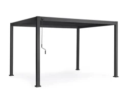Pergole E Gazebo>Bizzotto PERGOLA OCEAN 3X4 ANTRACITE C-LED