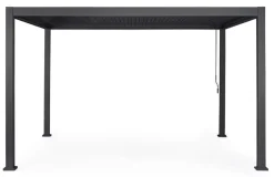 Pergole E Gazebo>Bizzotto PERGOLA OCEAN 3X4 ANTRACITE C-LED