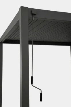 Pergole E Gazebo>Bizzotto PERGOLA OCEAN 3.6X7.2 ANTRACITE