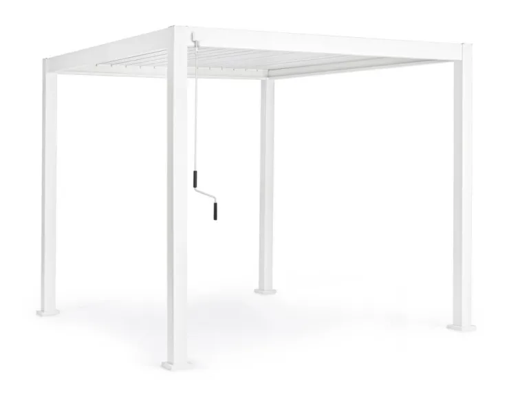 Pergole E Gazebo>Bizzotto PERGOLA OCEAN 3X3 BIANCO