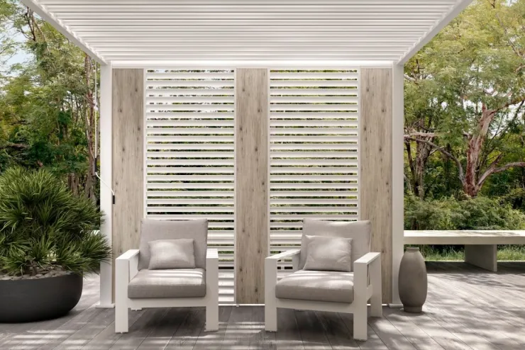 Pergole E Gazebo>Bizzotto PERGOLA OCEAN 3X3 BIANCO