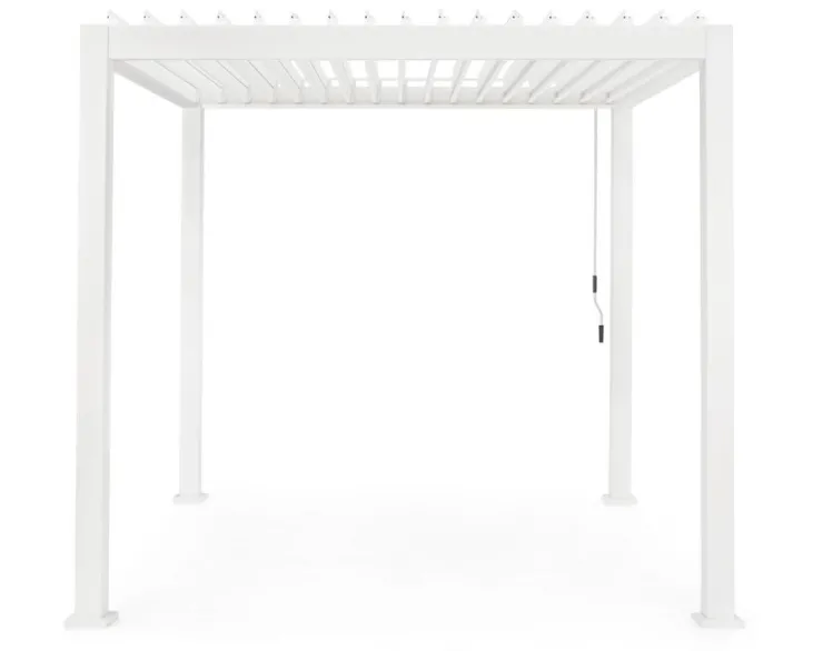 Pergole E Gazebo>Bizzotto PERGOLA OCEAN 3X3 BIANCO
