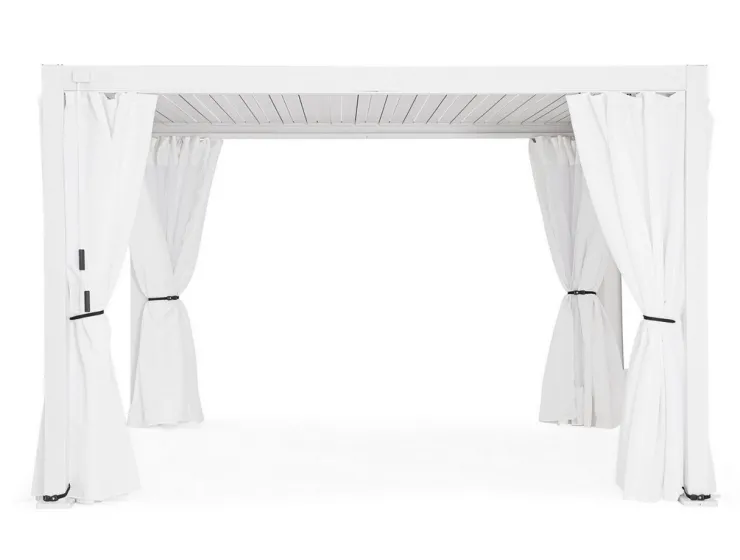Pergole E Gazebo>Bizzotto PERGOLA OCEAN 3X4 BIANCO