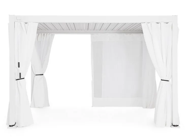 Pergole E Gazebo>Bizzotto PERGOLA OCEAN 3X4 BIANCO