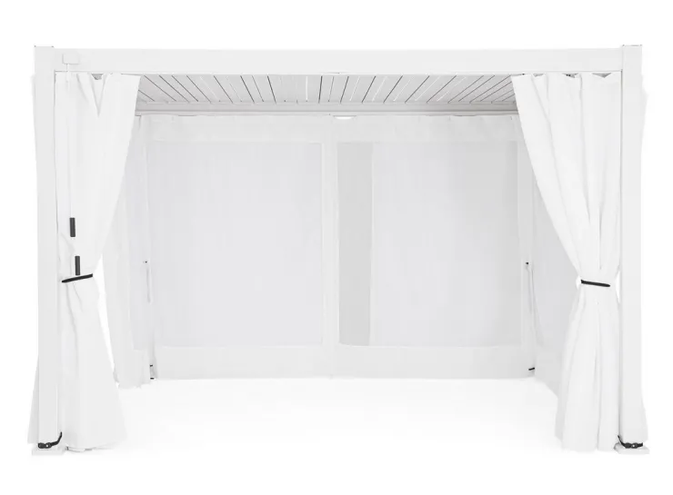Pergole E Gazebo>Bizzotto PERGOLA OCEAN 3X4 BIANCO