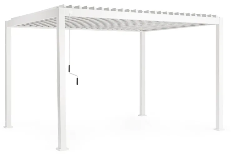 Pergole E Gazebo>Bizzotto PERGOLA OCEAN 3X4 BIANCO