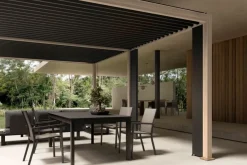Pergole E Gazebo>Bizzotto PERGOLA OCEAN 3.6X6 NATURAL-ANTRACITE