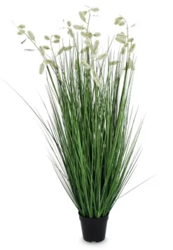 Piante Artificiali>Bizzotto PIANTA GREVILLEA BIANCO C-VASO X7F H120