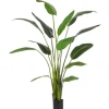Piante Artificiali>Bizzotto PIANTA STRELITZIA C-VASO 13FOGLIE H235