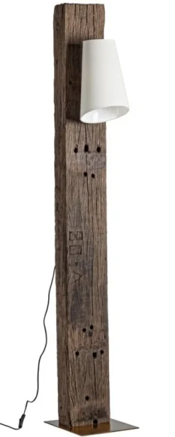 Piantane>Bizzotto PIANTANA COCOON OTTONE-BIANCO H200