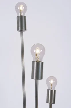 Piantane>Bizzotto PIANTANA FIACCOLA 5LUCI ARGENTO H155