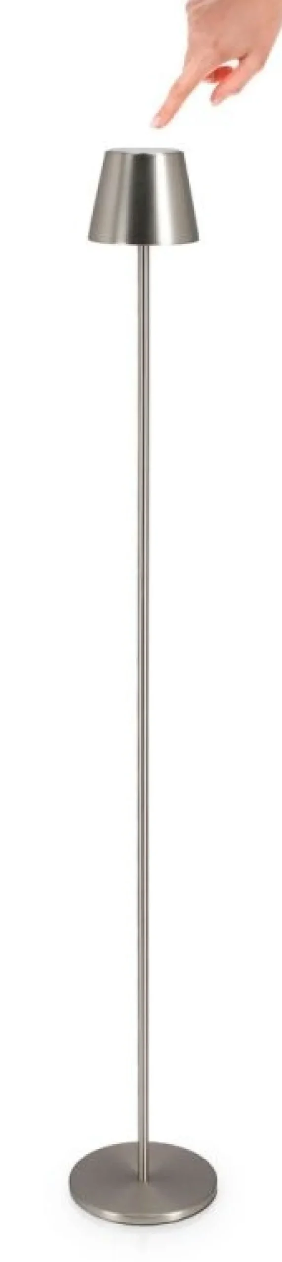 Illuminazione>Bizzotto PIANTANA LED ETNA ARGENTO H115
