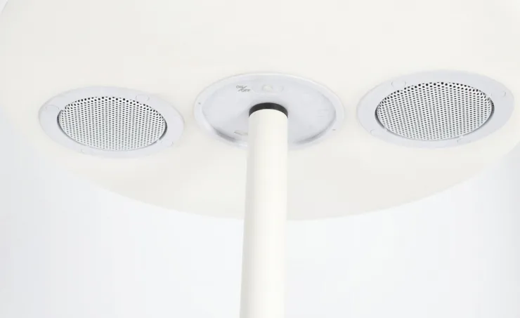 Illuminazione>Bizzotto PIANTANA SOLAR LED SPEAKER PE BIANC H150