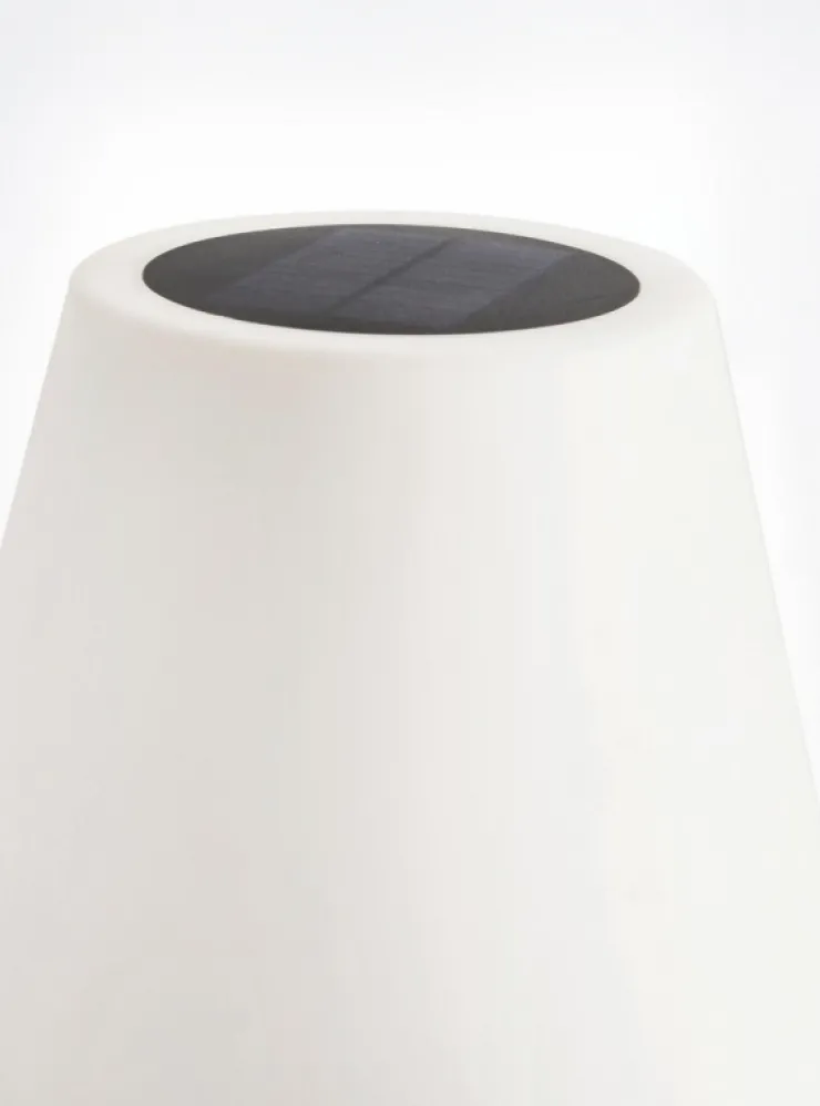 Illuminazione>Bizzotto PIANTANA SOLAR LED SPEAKER PE BIANC H150
