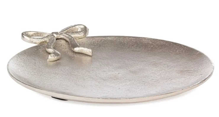 Decorazione Tavola>Bizzotto PIATTO DECOR ALEXIS ARGENTO D22