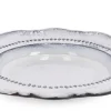Vassoi E Centro Tavola>Bizzotto PIATTO DECORATIVO HIKARI ANTIQ WHITE D19