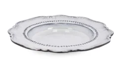 Vassoi E Centro Tavola>Bizzotto PIATTO DECORATIVO HIKARI ANTIQ WHITE D19