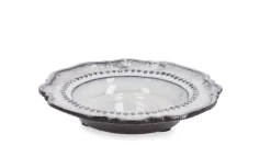 Vassoi E Centro Tavola>Bizzotto PIATTO DECORATIVO HIKARI ANTIQ WHI D12,5