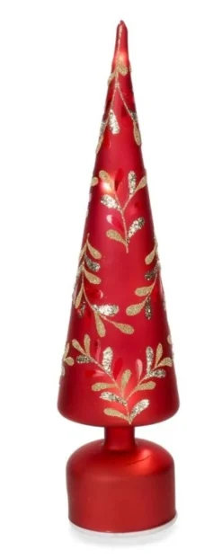 Oggettistica>Bizzotto PINO ROTANTE VT BLOSSOMY ROSSO H40 C-LED