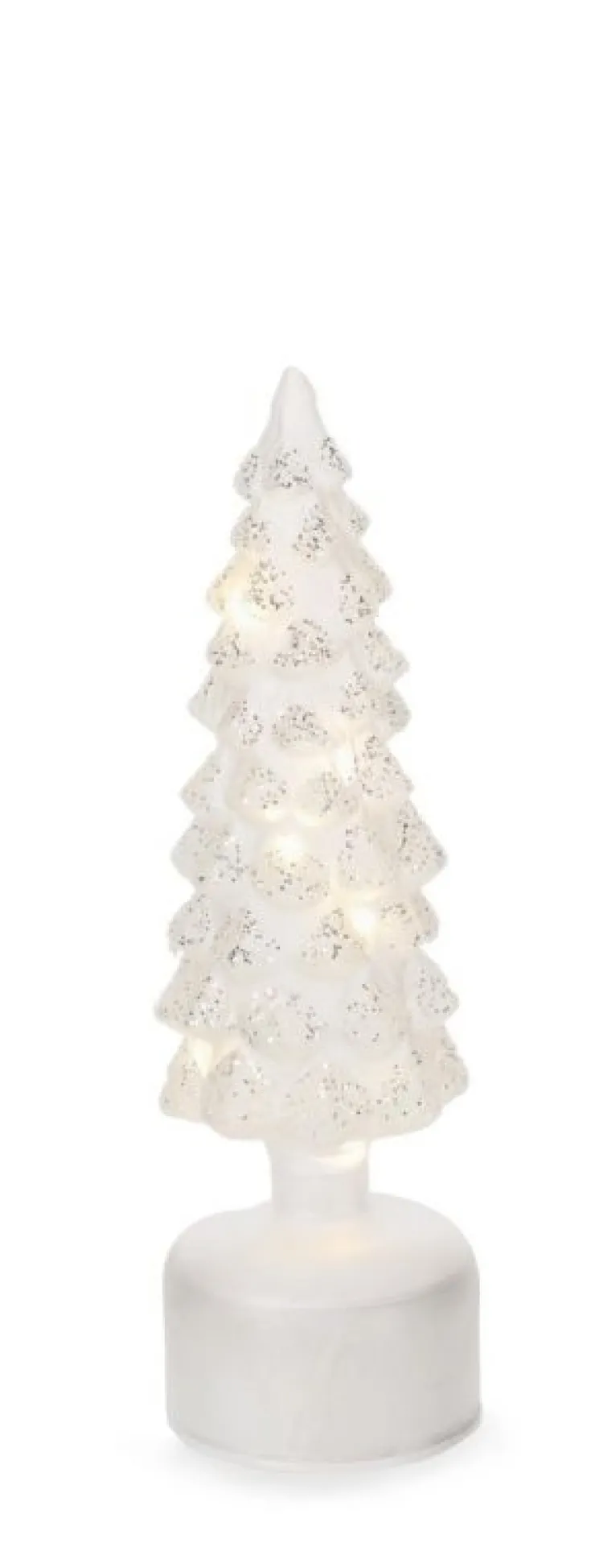 Oggettistica>Bizzotto PINO ROTANTE VT FROSTY BIANCO H30 C-LED