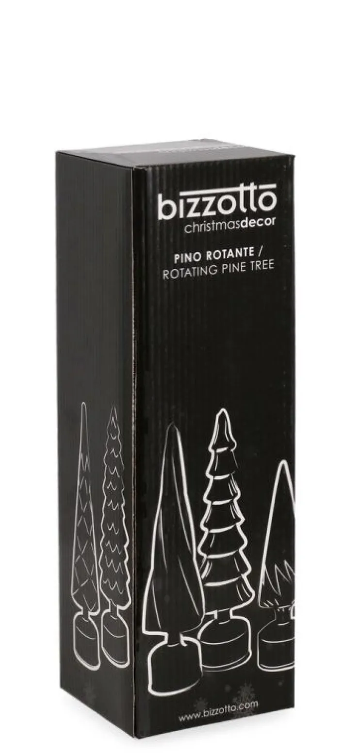 Oggettistica>Bizzotto PINO ROTANTE VT FROSTY BIANCO H30 C-LED