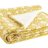 Coperte>Bizzotto PLAID CHAMBERY OCRA C-FIORE AVO 130X180