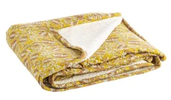 Coperte>Bizzotto PLAID CHAMBERY OCRA C-FIORE ROS 130X180