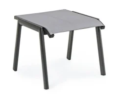 Pouf Da Esterno>Bizzotto POGGIAPIEDI IN ALLUMINIO IMPILABILE ANTRACITE GK52 - CRUISE