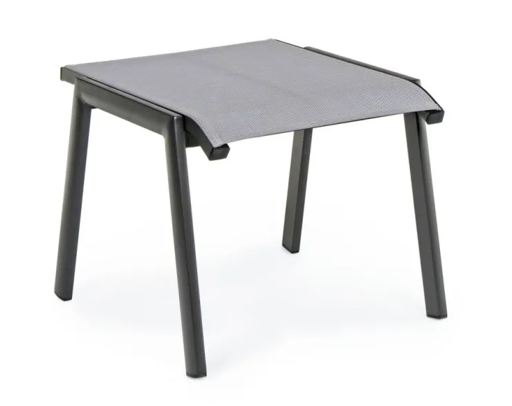 Pouf Da Esterno>Bizzotto POGGIAPIEDI IN ALLUMINIO IMPILABILE ANTRACITE GK52 - CRUISE