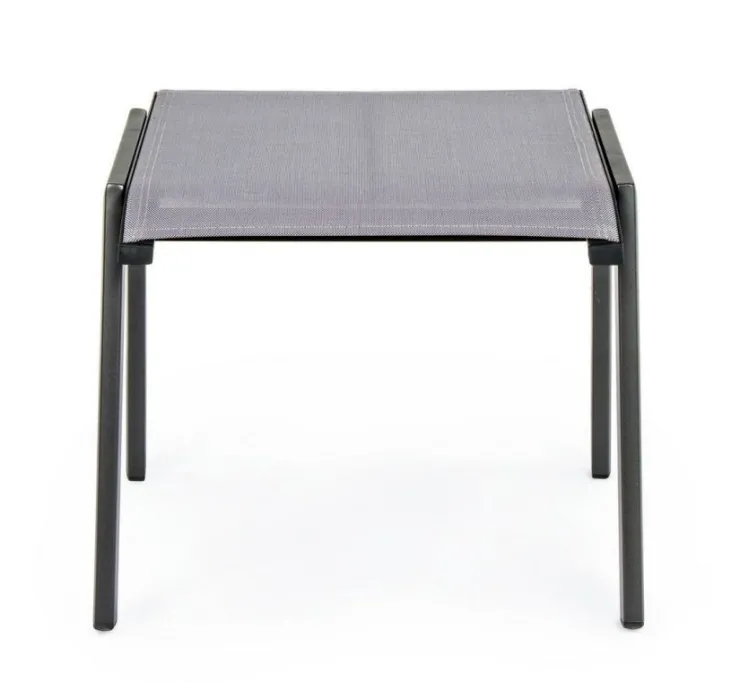 Pouf Da Esterno>Bizzotto POGGIAPIEDI IN ALLUMINIO IMPILABILE ANTRACITE GK52 - CRUISE